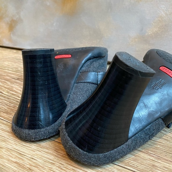 AEROSOLES Y2K Gray Heeled Mules with Decorative Buckle Embellishment siz… - Picture 5 of 8